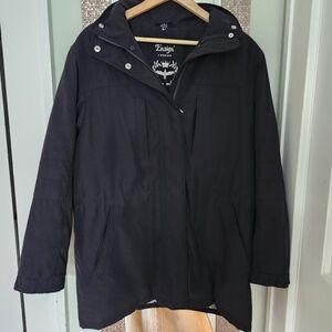 Ensign London Black Insulated Jacket Size Medium